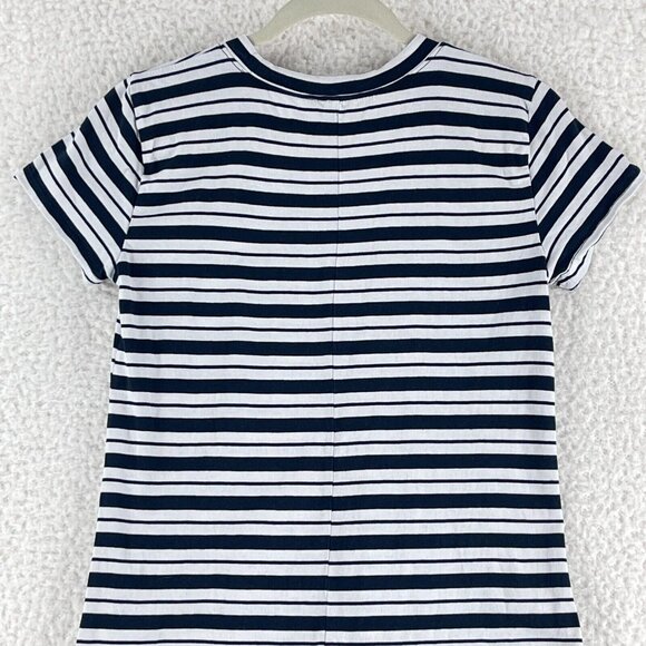 J. Crew Navy and White Striped Midi Dress - Picture 13 of 14